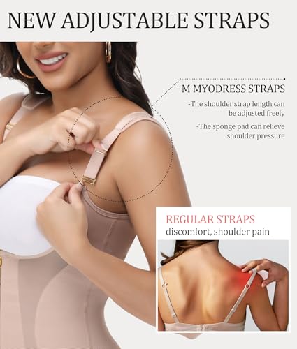 M MYODRESS Fajas Colombianas Moldeadoras Shapewear for Women Body Shaper Tummy Control Post Surgery Compression Garment3