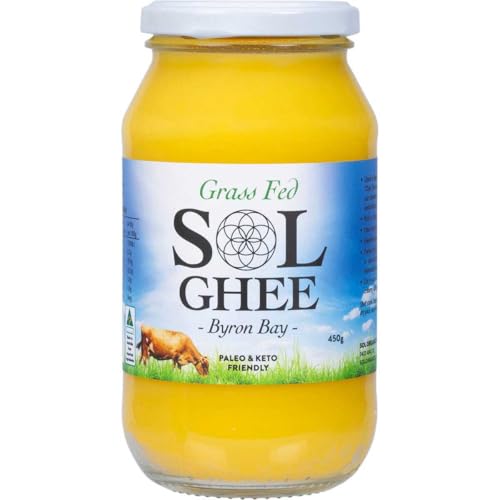 Sol Ghee Grass Fed Ghee 450g (1 jar)