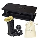 【 オリジナル巾着セット 】 吉澤 NEW アシストペダル (23ASP) お子さまのピアノ練習のサポートに 専用工具不要 ワンタッチ調節 (アシストペダル (23-ASP)、アシストスツール (ブラック) 23ASS BK、巾着セット)