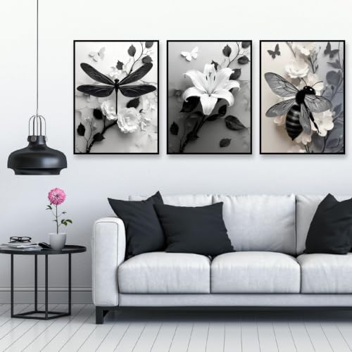 Image of 6 Packs Gothic Stamped Cross Stitch Kits - Butterfly Counted Cross Stitch Kits for Beginners Adults, Needlepoint Cross-Stitch Patterns Dimensions Embroidery Kits Arts and Crafts