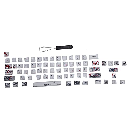 Touches PBT pour clavier mécanique optique 60% à tige CR 71 pièces