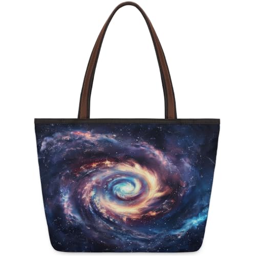 Sac fourre-tout Galaxy grand format zippé contre le manque d'espace