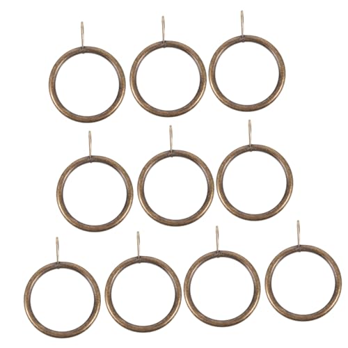 GOOHOCHY 20pcs Shower Curtain Eyelet Rings Drapery Hanging Rings for Easy Installation Elegant Design for Home Decoration Compatible with Various Curtain Styles