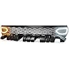 IKON MOTORSPORTS, Grille Compatible With 2015-2023 Dodge Charger SRT/Scat Pack, PP Front Bumper Grille Upper Grill Guards w/Lights