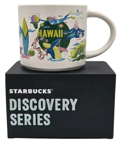 Starbucks Hawaii Discovery Series Ceramic Coffee Mug, 14 oz, Tall