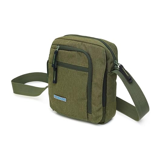 Image of Cross Body Sling Bag for Men & Women, Fits 9 -inch Tablet, Mobile, Passport & Cards, Multi-Pocket Travel, Office & Casual Shoulder Bag