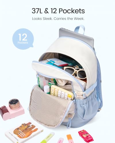 LOVEVOOK School Backpack for Teen Girl, Cute Bookbag for Student, Daypack - image 3