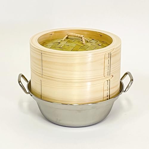 ひのき せいろ 鍋付き 24cm IH対応 国産 セット 中華せいろ 木製 檜 桧 セイロ 蒸し器 蒸籠 天然木 鍋セット ヘルシー 小籠包 蒸し料理 温野菜 鍋 ステンレス 蒸篭 檜 高級 日本製
