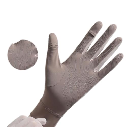UV Sun Protection Gloves Women Touchscreen Non Slip Driving Gloves, Full Finger Ice Silk Thin Gloves for Travel Golfing Running - Image 6