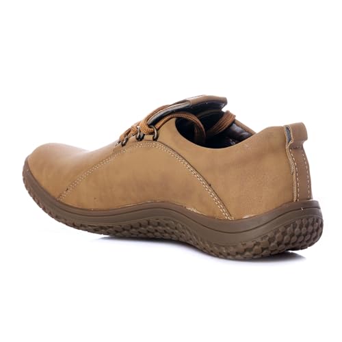 Image of Khadim's Olive Outdoor Casual Sneakers for Men