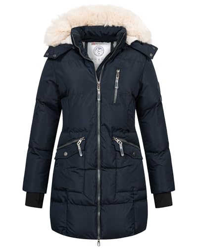 Geographical Norway Damen Winter Jacke Mantel Parka Steppjacke Winterparka warm...