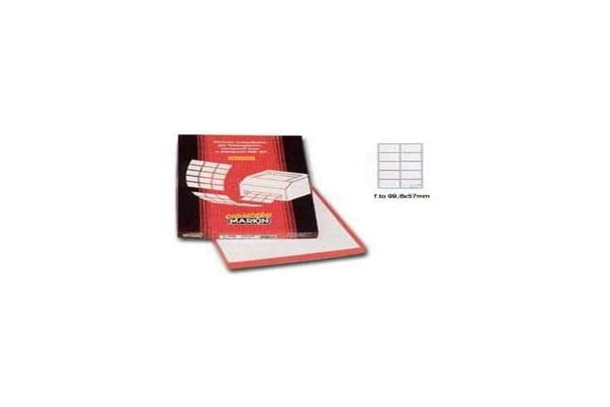 Markin 210A455 White Labels