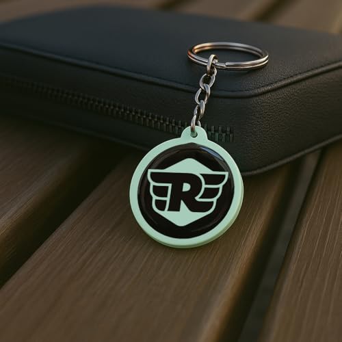 Image of Mi Glow Store Glow in Dark Keychain for Bike Men | Gift for Man | Bike Accessories | Charges in Light Glows in Dark | Key chain for Bike
