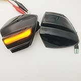 UWLLED Lot de 2 clignotants latéraux à LED à flux dynamique pour Ford K-uga 08-12 S-Max 07-14 C-Max 11-19