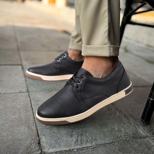 Image of Jousen Men's Fashion Sneakers Classic Retro Casual Shoes for Men Breathable Business Dress Sneaker
