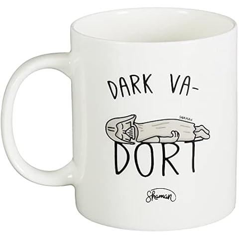 Cook Concept Le Fabuleux Shaman 42-2X-006 Mug Dark Goes Dort White and Grey Porcelain Diameter 12 x Height 10 cm Cover
