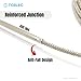 TCELEC TCE-K02H3-100 K Type Thermocouple Metal Probe for Furnace K-Type Input Instrument Thermocouple Sensor Temperature Available from 77°F to 1112°F