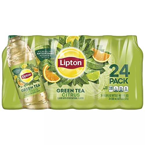 Lipton Green Tea With Citrus - 24/16.9Oz Bottles #TOP1