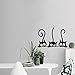 Decaltor Wall PVC Wall Sticker Decal Quote Art Vinyl Cat Pattern 8''×12' Black