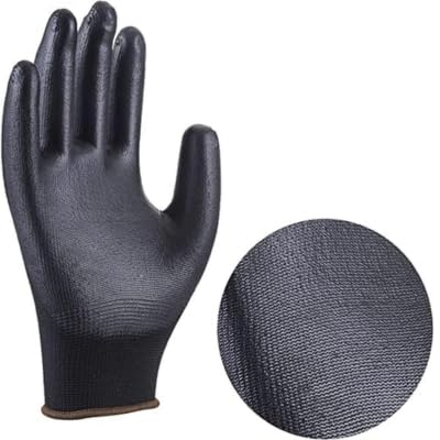 Luva de Segurança Multitato Pu Preta, Epi - Mecânico - Tamanho P (7)