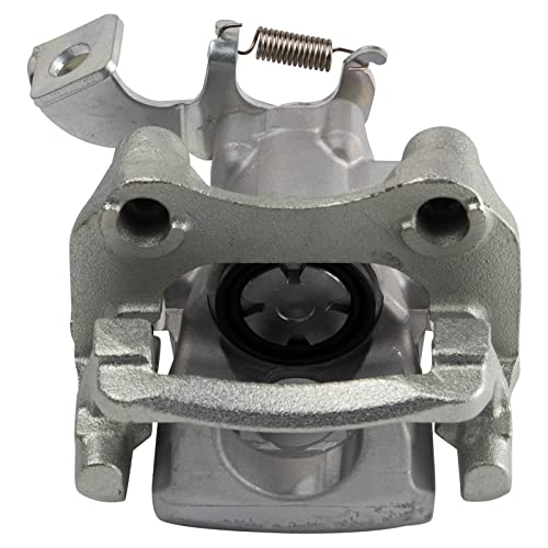 Image of TRQ Front and Rear Brake Caliper Set Zinc Coated Brackets Compatible with 2008-2015 Scion xB