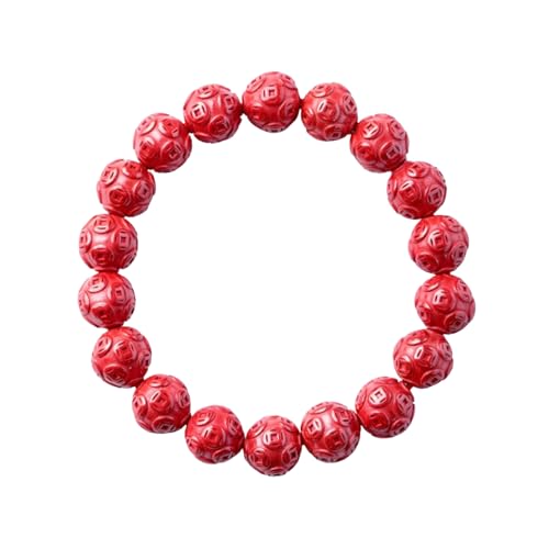 Bracelet Mala en Cinabre 8mm | Retrouvez Énergie et Sérénité