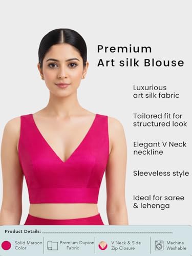 Image of Thevasa Women's Divine Depth Sleeveless Blouse