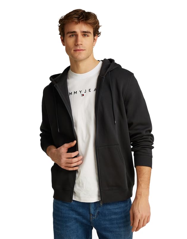 koverify Hooded Neck Winter wear Solid Cotton Blend Full Sleeves Zipper Hoodie for Men-picture-21