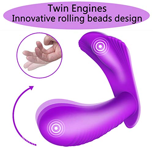 Masajeador eléctrico con control remoto, masajeador de mano impermeable 10 modos para masaje de espalda cuello y hombros