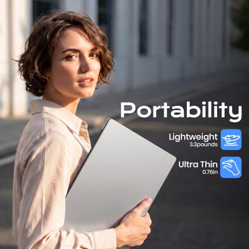 15.6" Laptop with Win 11, N4020 CPU, 4GB RAM, 128GB, FHD 1080P Display