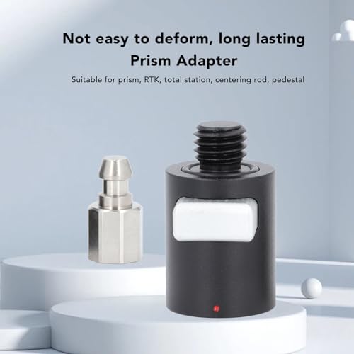 Adaptador de poste de prisma QRA02 de liberación rápida de aluminio con rosca de 5/8 2