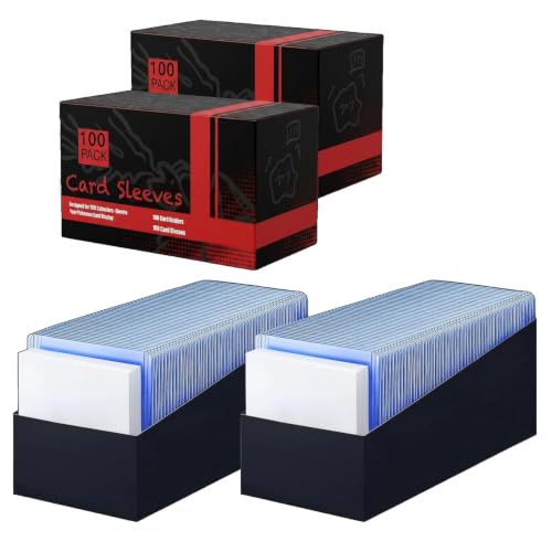 SummitFlare UV-Protective Toploaders, 400 Card Sleeves (200 Rigid + 200 Soft)