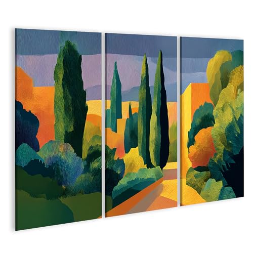 Tableau sur toile paysage coloré islandburner : l'esprit du Sud dans votre décoration murale