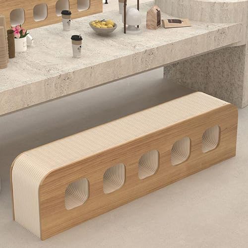 Banc pliant en papier rétractable et repose-pieds de bureau - 5