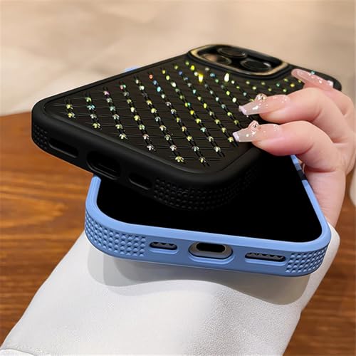 Coque strass et diamants pour iPhone 16 Pro Max de luxe chic - 4