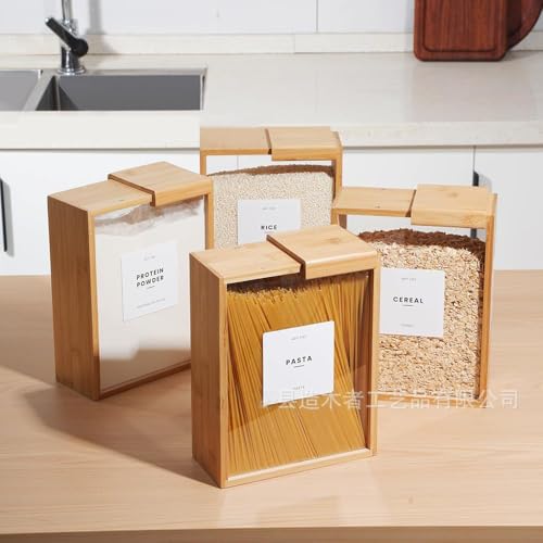 Dispensador de alimentos, 3 L de capacidad, organizador de cocina y almacenamiento experto, contenedor de alimentos Airtight con características de conservación de la comida, distribuidor ceréales y Dispensador de alimentos, 3 L de capacidad, organizador de cocina y almacenamiento experto, contenedor de alimentos Airtight con características de conservación de la comida, distribuidor ceréales y