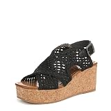 Blowfish Malibu Sandalia Andrea para mujer, negro (Black Faux Suede), 39.5 EU
