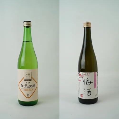 諏訪五蔵 梅酒/かりん酒 信濃屋リキュール飲み比べセット 純米仕込 梅酒/特撰かりんの酒 720ml×2本