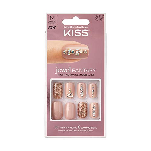 KISS Jewel Fantasy Nails Medium Length KJF01