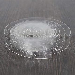 BHOOLU&GOOLU 5M Roll Holes Latex Balloon Chain Arch Decoration and 2 pcs Balloon knotter (Transparent)