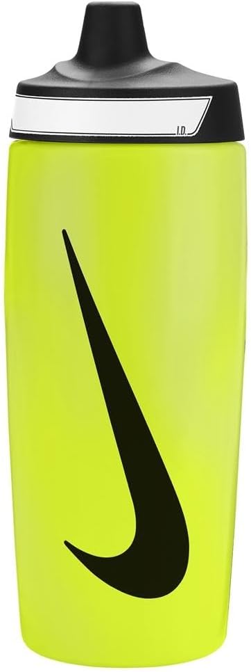Refuel Bottle Grip 18oz 532ml Water Bottle Sports Bottle Training Fitness Non-Slip Grip, Volt/Black/Black
