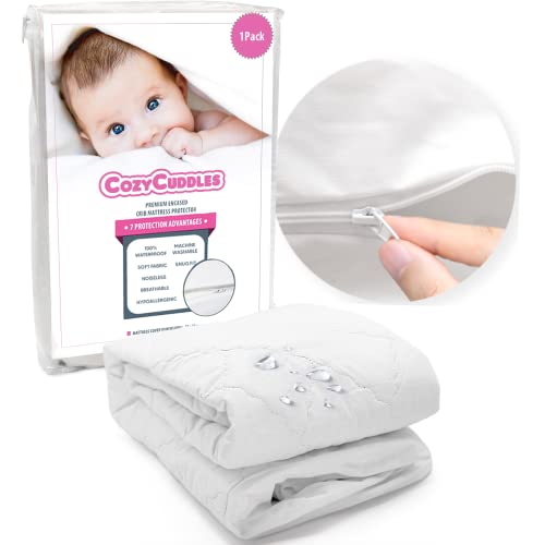 COZYCUDDLES SkinFriendly Quilted Crib Mattress Cover