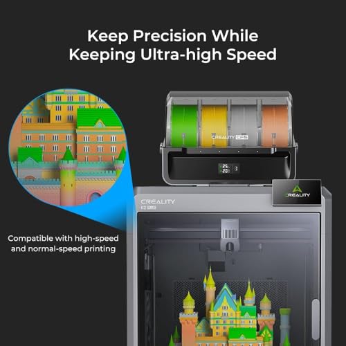Image of 2025 Official RFID Creality Hyper PLA RFID Filament 1.75mm for K2 Plus Combo, High Speed 30-600mm /s 3D Printer Filament, 1kg(2.2lbs) /Spool Hyper PLA RFID Support CFS, for Most 3D Printers Orange