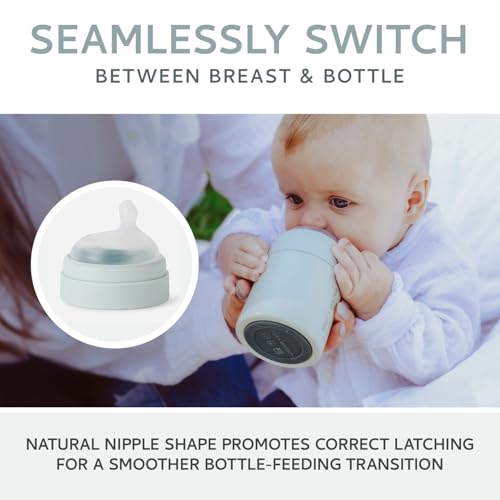Image of MILK & WATER Silicone Anti Colic Baby Bottle Nipples, BPA & PVA-Free, 2Pack