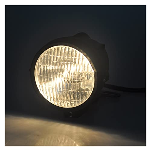 Phare avant moto chrome 4.7 pour remplacer une lampe usée de bobber
