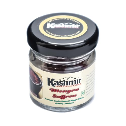 Image of Kashmir Online Store Original Saffron - Natural & Pure Finest Grade Kashmiri Kesar For Pregnant Women, Cooking, Face & Skin. (3Gm)