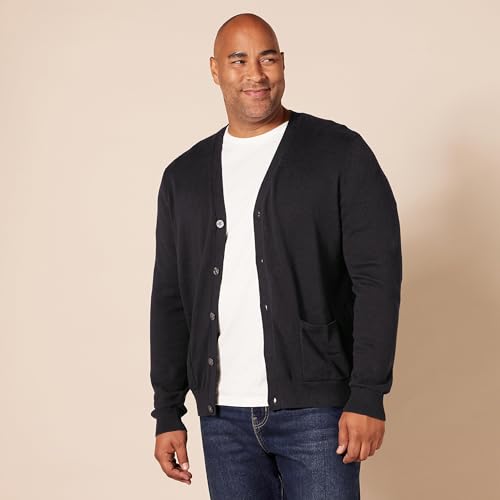 Amazon Essentials AE1898792-BK-LARGE Men'S Cotton Cardigan Sweater thumb #5