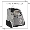 Grey Pet Backpack for Dogs