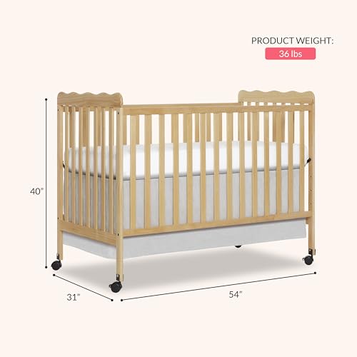 Dream On Me Carson Classic 3-in-1 Convertible Crib in Natural - Image 4