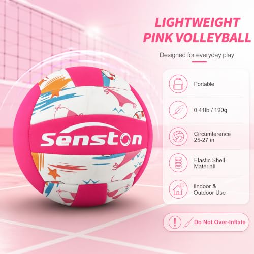 Image of Senston Lightweight Water Pool Volleyball Size 5 for Pool Games,for Beach Volleyball Indoor Outdoor